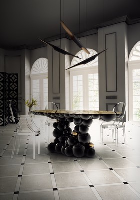 10 Modern Black and White Dining Room Sets That Will Inspire You (9)
