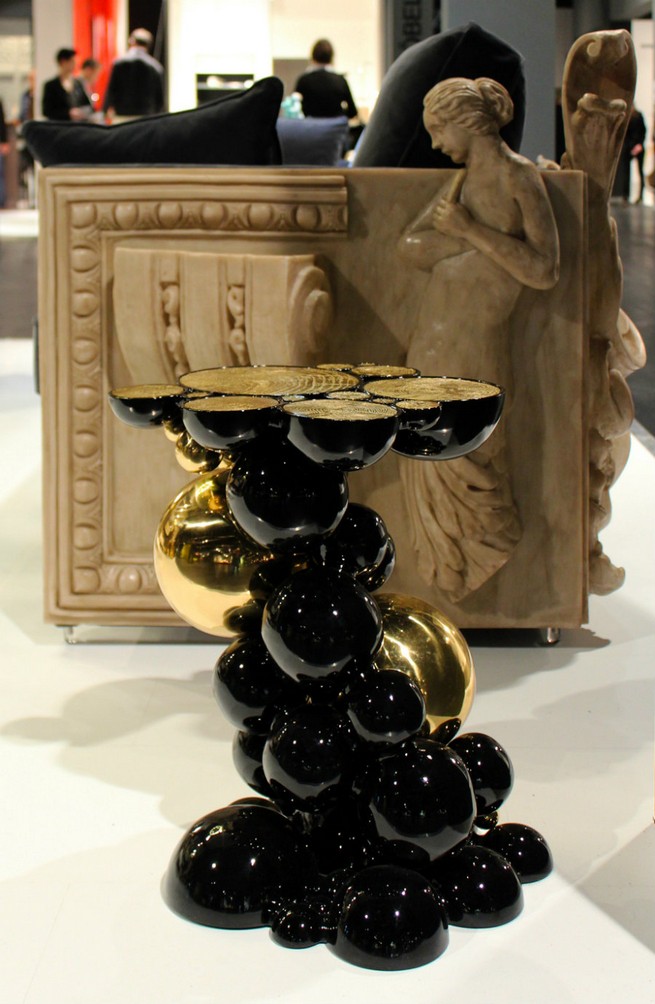 Black and Gold Side Tables for Luxury Homes