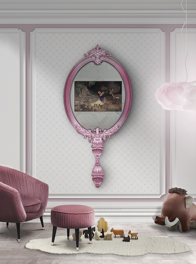 Luxus Rosa Innenarchitektur mit rosa Details - Wohn Design Trend (12)