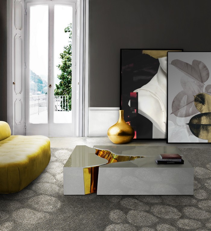 lapiaz center table in a modern living room luxury furniture by boca do lobo