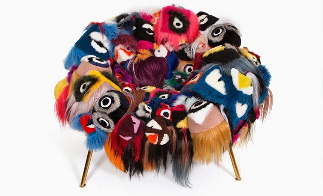 “THE ARMCHAIR OF THOUSAND EYES” BY FENDI AND THE CAMPANA BROTHERS  “THE ARMCHAIR OF THOUSAND EYES” BY FENDI AND THE CAMPANA BROTHERS 134