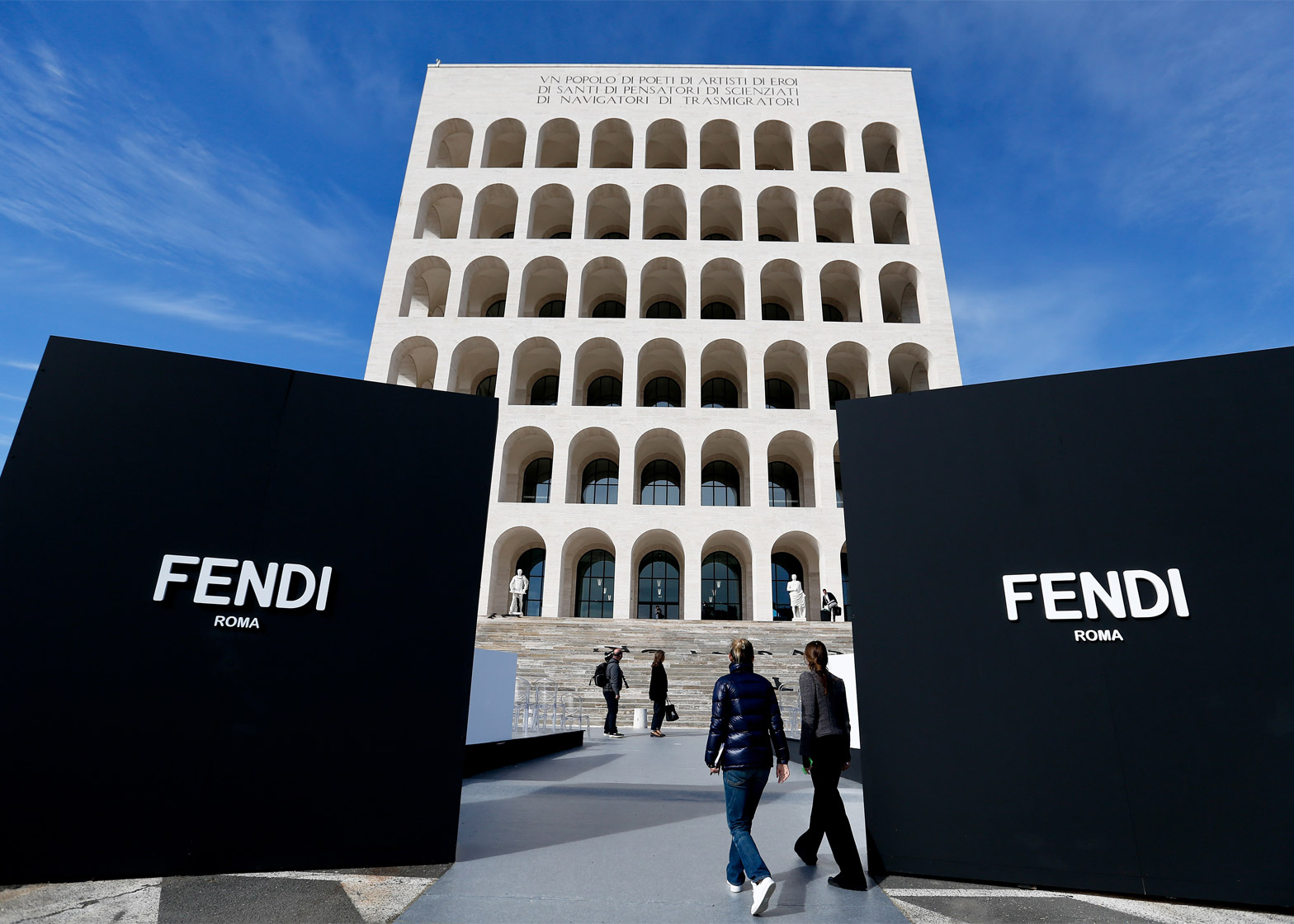 Fendi Has New Headquarters in Rome   Fendi Has New Headquarters in Rome Fendi Rome HQ Palazzo della Civilta Italiana Giovanni Guerrini Ernesto Bruno La Padula Mario Romano b dezeen 1568 0