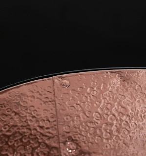 wave hammered copper
