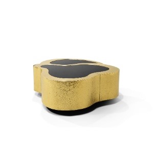 wave hammered brass