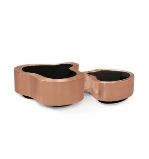 wave small polished copper