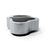 wave hammered stainless steel