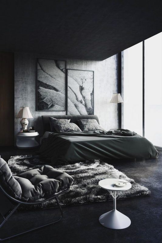 Black Design Inspiration For a Master Bedroom Decor