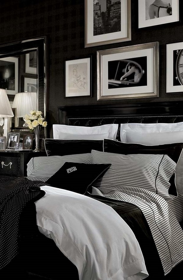 Black Design Inspiration For a Master Bedroom Decor