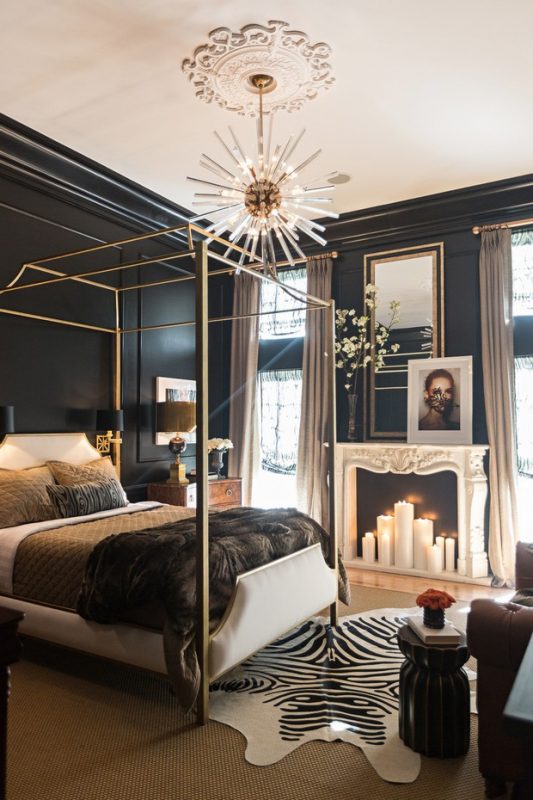 Black Design Inspiration For a Master Bedroom Decor