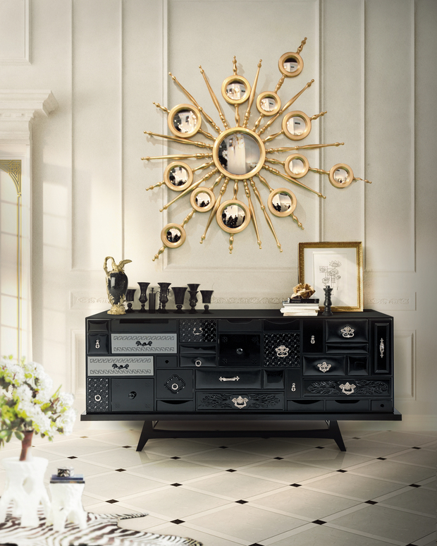 Boca do Lobo Sunburst mirror