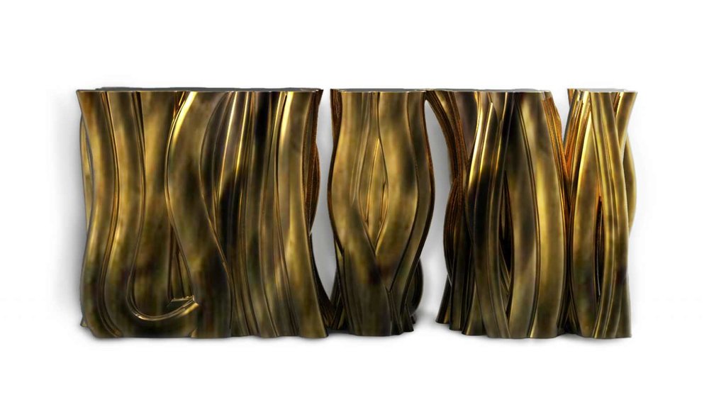 Luxury Consoles Monochrome console