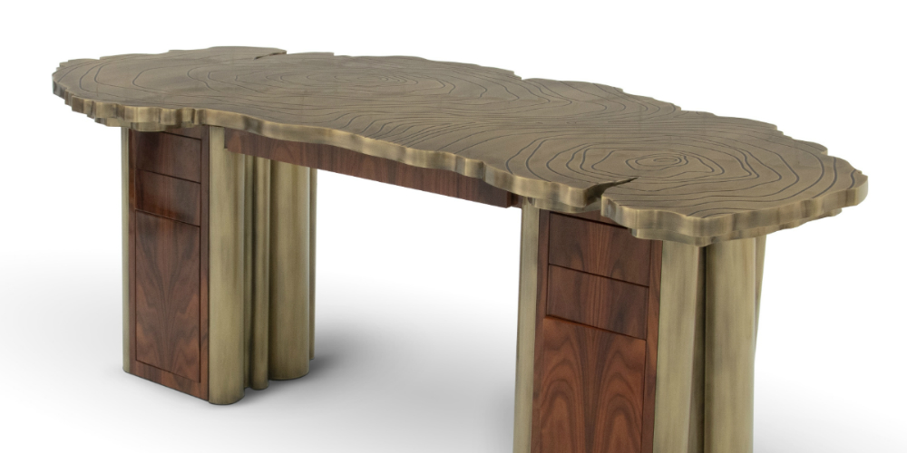 Fortuna Wooden Desk: A Fearless Design Concept