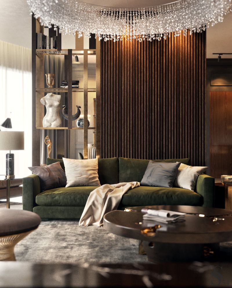 Earth Tones Set The Mood In This Luxury Moscow Apartment (4)
