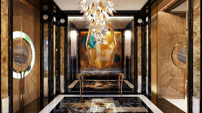 Elena Krylova Designs An Opulent And Glamorous Moscow Mansion