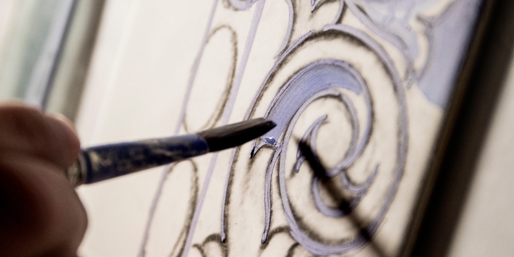 Luxury Furniture Design Featuring The Art Of Hand-Painted Tiles