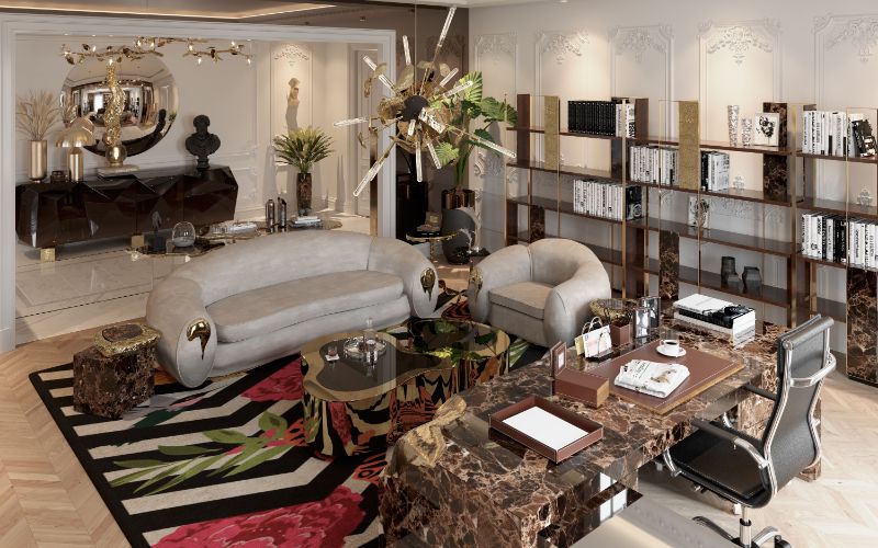 House Tour Of A Luxurious Paris Penthouse - Exclusive Interview With Boca do Lobo Design Team!