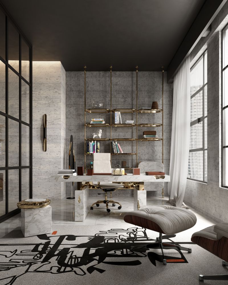 The New Empire Writing Desk By Boca do Lobo For Luxury Home Offices