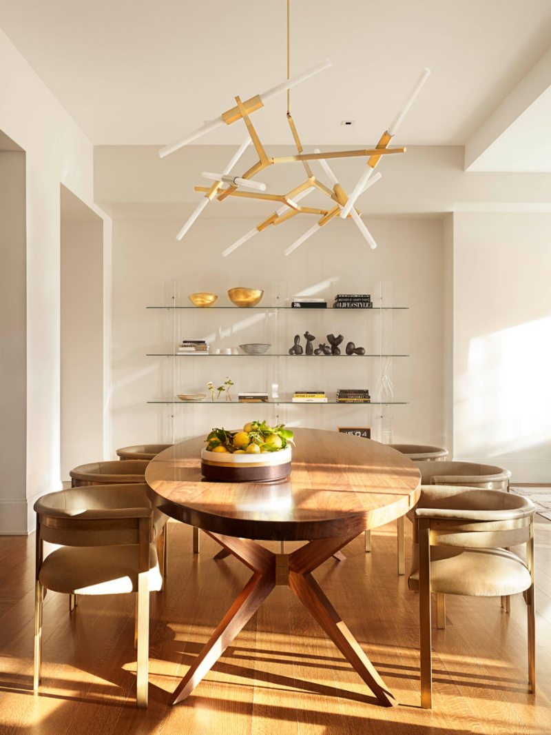 A Creative New York Apartment by Pembrooke & Ives- dining room
