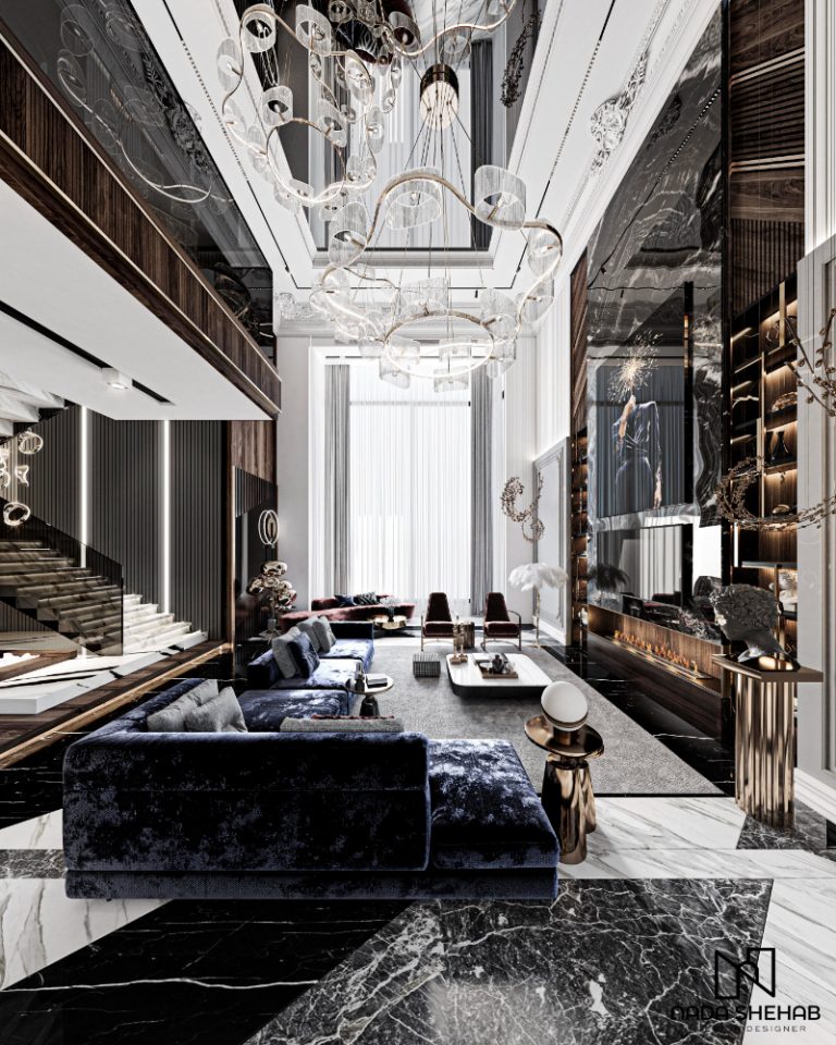 A Luxury Villa In Cairo With An Eclectic Flair by Nada Shehab