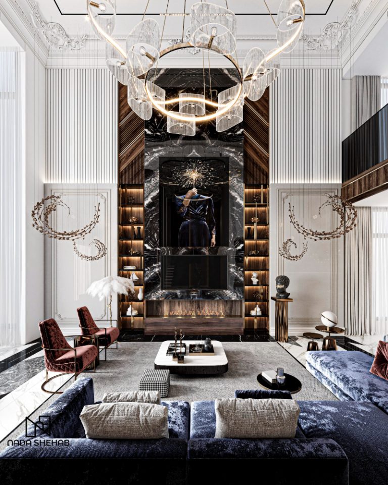 A Luxury Villa In Cairo With An Eclectic Flair by Nada Shehab