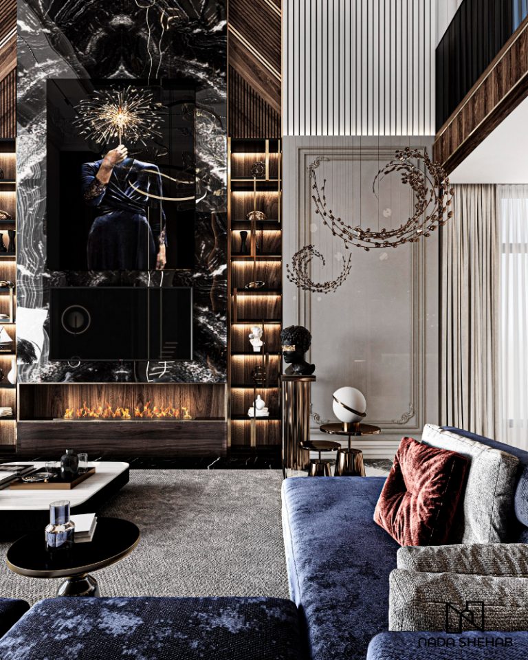 A Luxury Villa In Cairo With An Eclectic Flair by Nada Shehab
