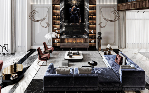 A Luxury Mansion In Cairo With An Eclectic Flair by Nada Shehab