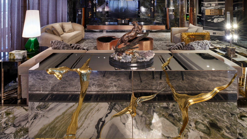 An Extravagant And Luxury Penthouse In Taiwan by Edicom Corp