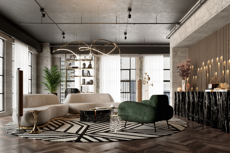 Boca do Lobo's eclectic loft in Hong Kong - the modern living room