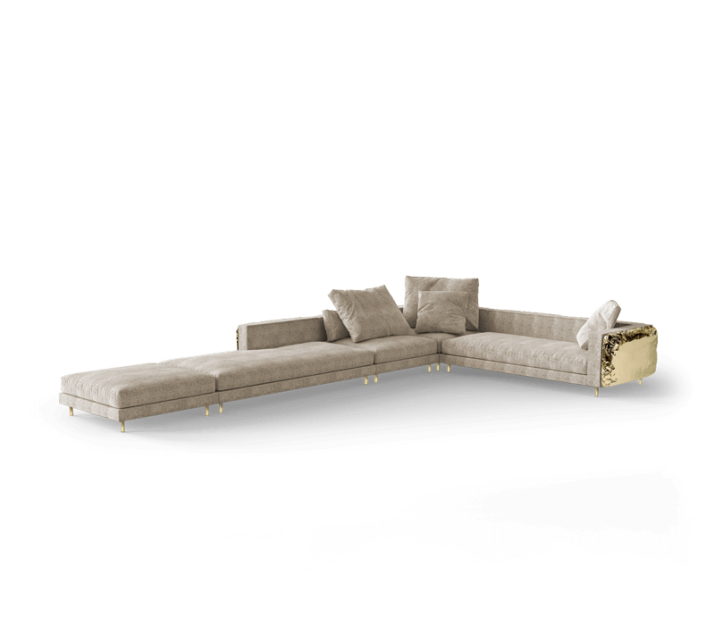 imperfectio cream modular sofa