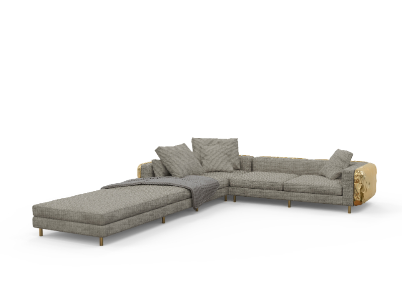 imperfectio grey modular sofa