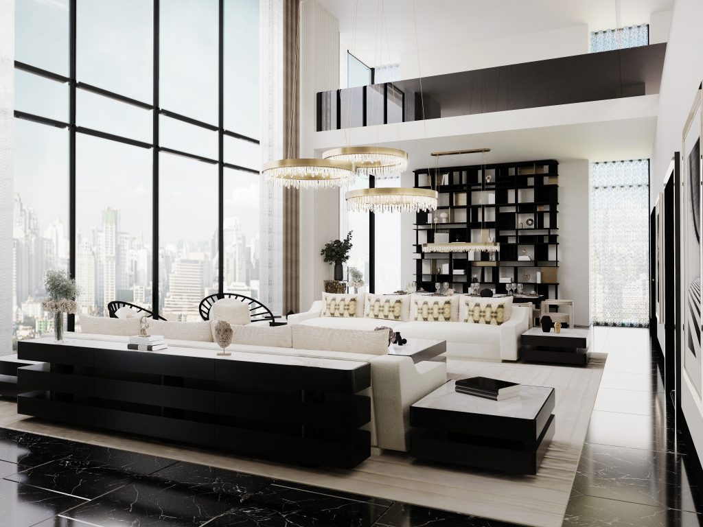 A New Yorker "Empire" Penthouse With Luxury Interiors