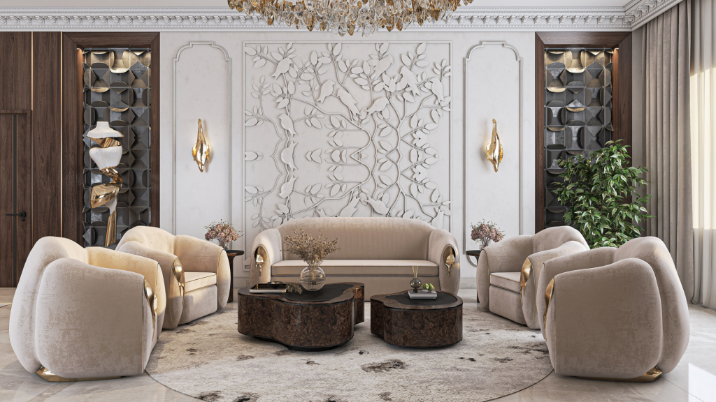Step Inside In This Majestic Interior by Ghada Studio