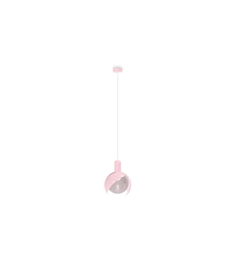 luxury kid's pink suspension lamp