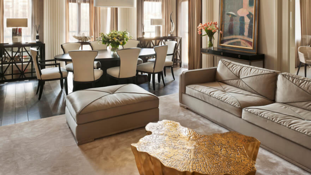 A Contemporary Interior With An Art Moderne Twist