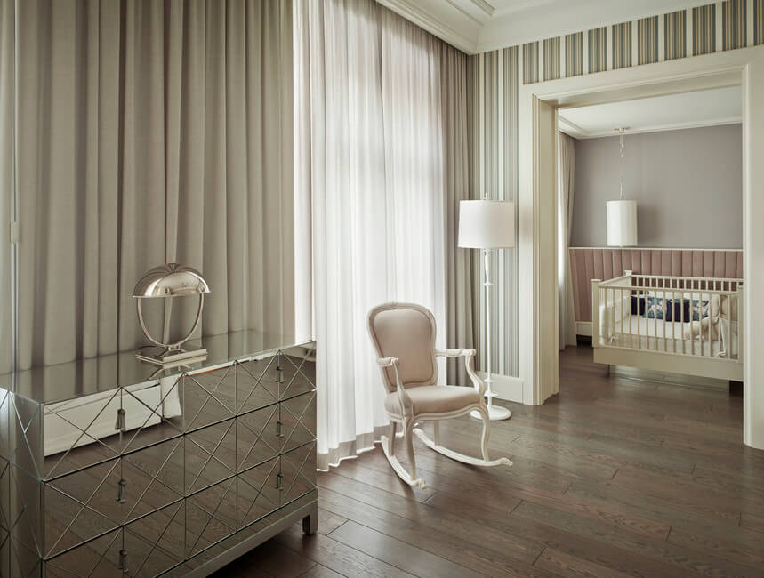 A Contemporary Interior With An Art Moderne Twist- nursery