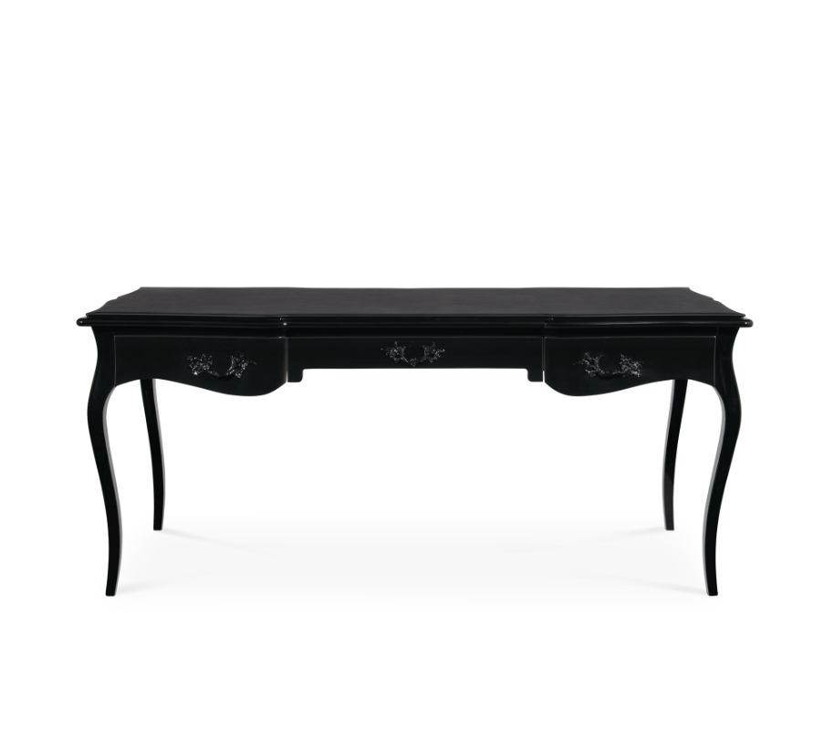 penthouse - black luxury desk