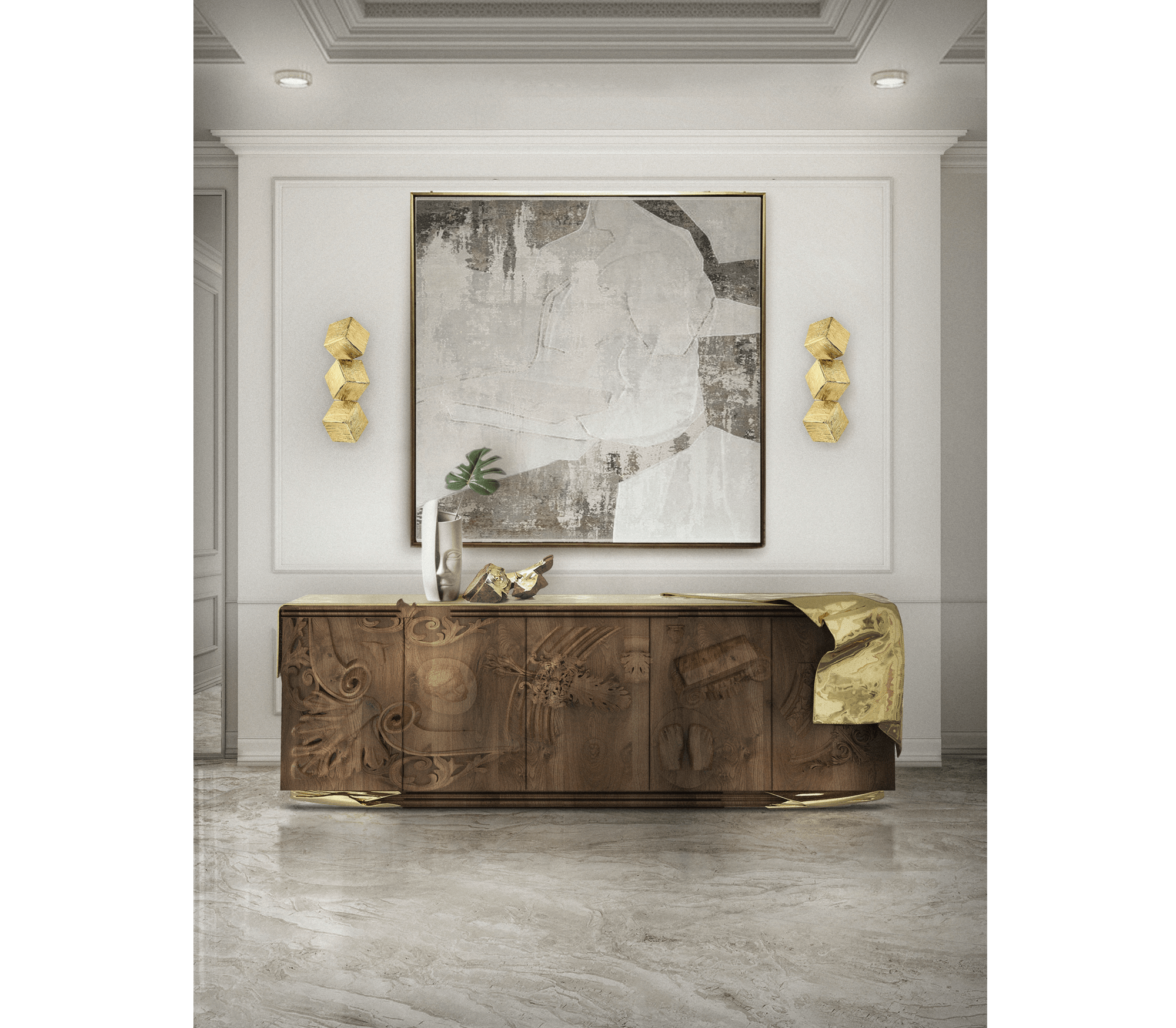 Statement Sideboard Upscale Your Entryway With These Epic Sideboards