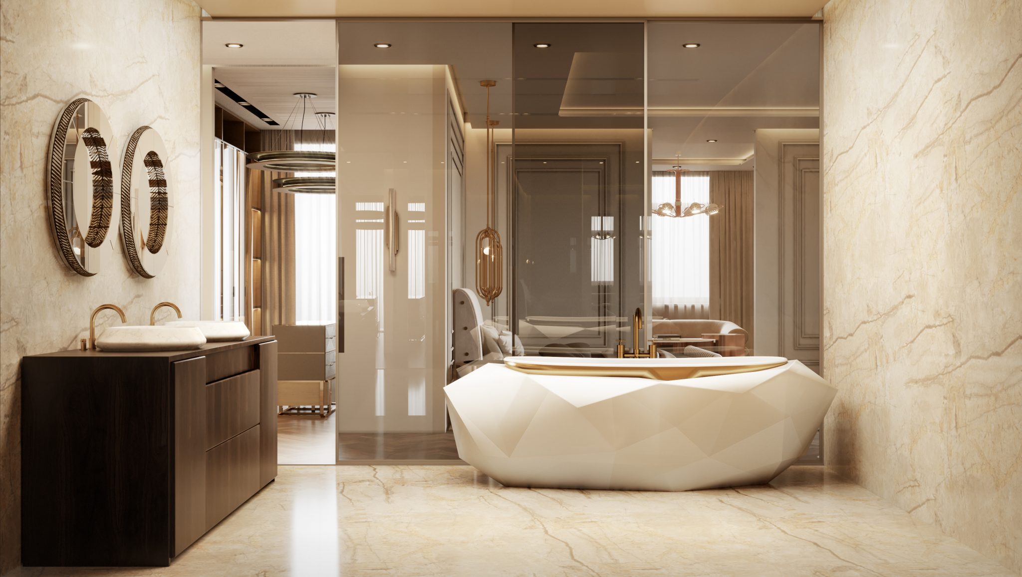 High-End Bathroom Designs For A Contemporary Home