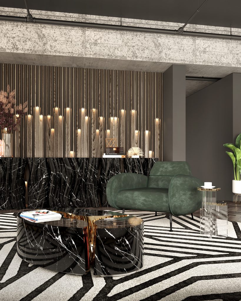 Elevate Your Living Room With Art Deco Elegance