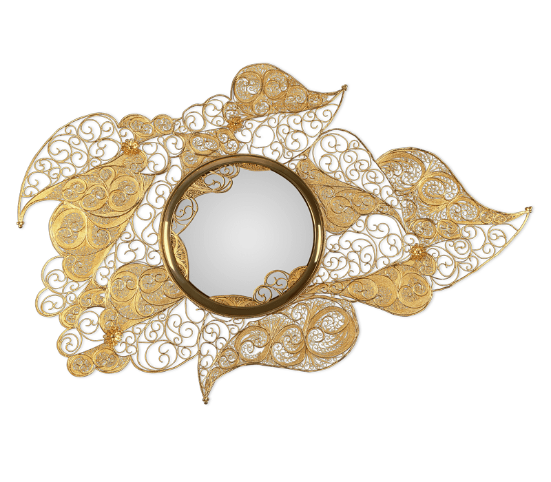 luxury houses - filigree mirror