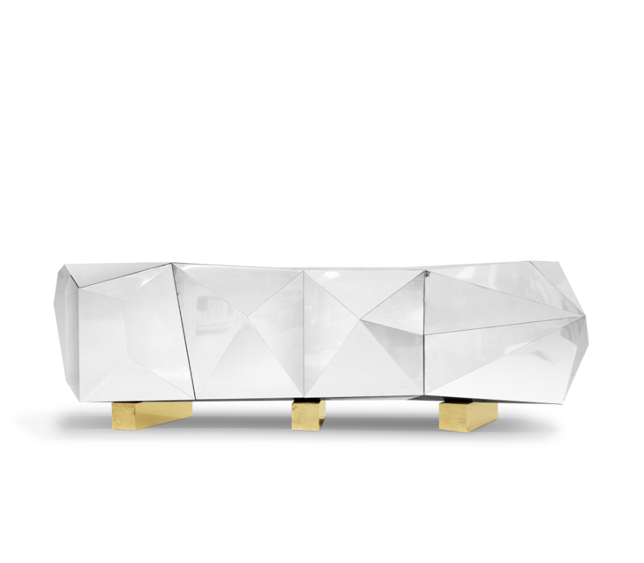 Boca do Lobo's Luxury Furniture: Diamond Pyrite XL Modern Sideboard
