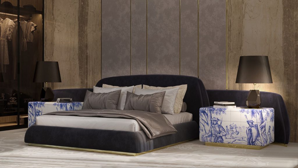 Golden Lines & Timeless Design: A Master Bedroom Oasis