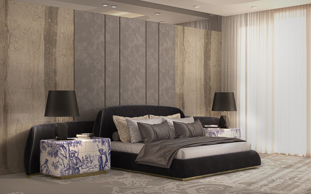 Golden Lines & Timeless Design: A Master Bedroom Oasis