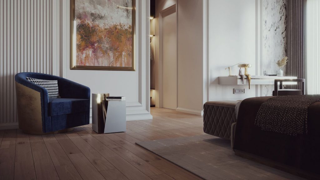 Modern Elegance: A Master Bedroom Designed by Ahmed Zakaria Hamza