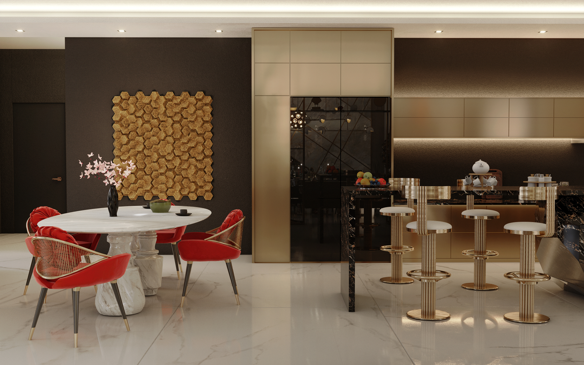 A closer look at Million Dollar Penthouse Decor