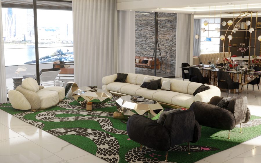 Photo inspiration: Fresh Look at Million Dollar Penthouse By Pepe Calderin Where Luxury Meets Imaginat