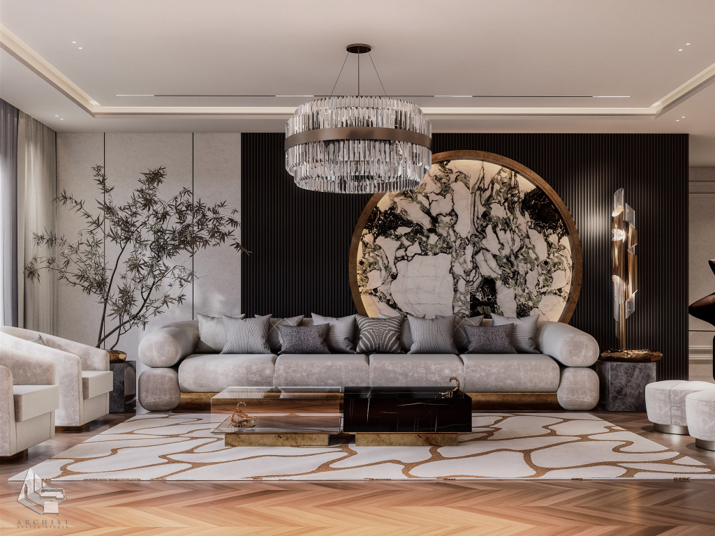 Archist Designs' Stunning Living Room Fusion