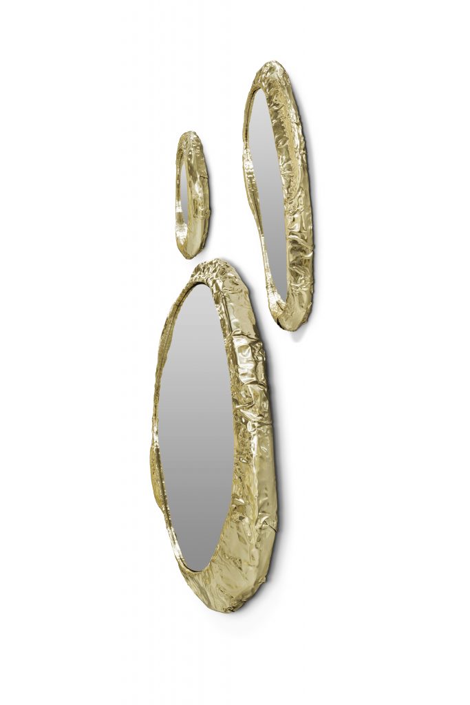 European: Halo Mirror: Reflecting Modern Elegance