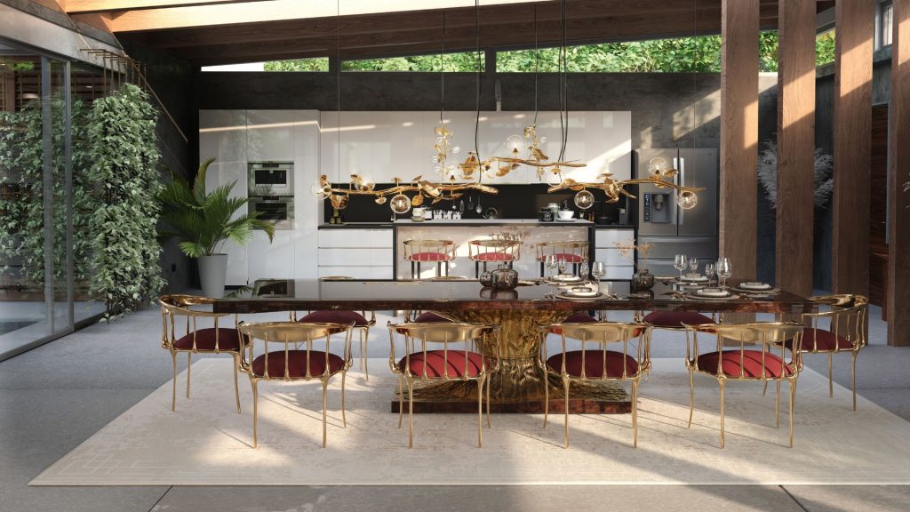 Interior Decoration with Luxury Furniture in Florida Mansions