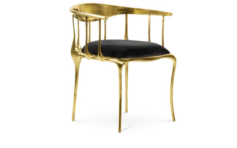 black and gold chair designer chairs